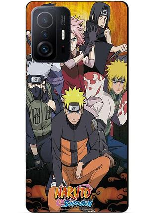 Силіконовий чохол бампер для xiaomi 11t pro з малюнком naruto наруто аніме