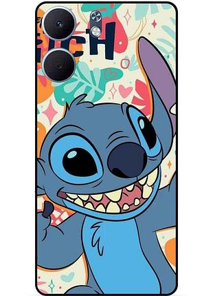 Силіконовий бампер чохол для oppo a5x з малюнком stitch стіч