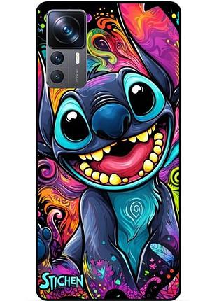 Силіконовий бампер чохол для xiaomi 12t pro з малюнком стіч stitch