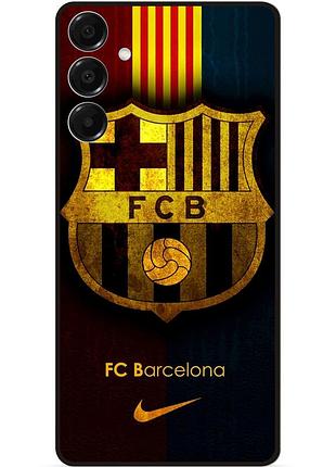 Силіконовий чохол бампер для samsung a17 з малюнком barcelona барселона