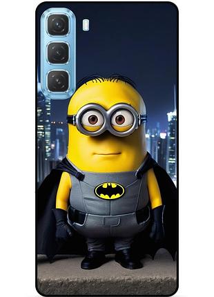 Чехол силиконовый бампер для infinix hot 60 pro (x6885) с рисунком миньон бэтмен minion