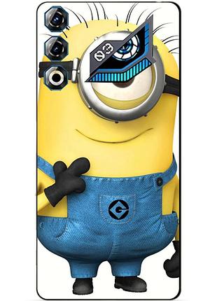 Силиконовый бампер чехол для zte nubia neo 3 gt 5g с рисунком миньон кевин minion