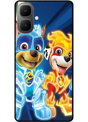 Силіконовий чохол бампер для infinix smart 10 з малюнком щенячий патруль