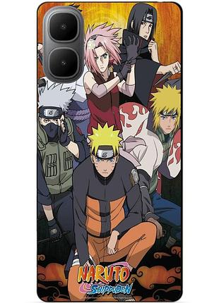 Силіконовий чохол бампер для infinix smart 10 з малюнком наруто naruto аніме