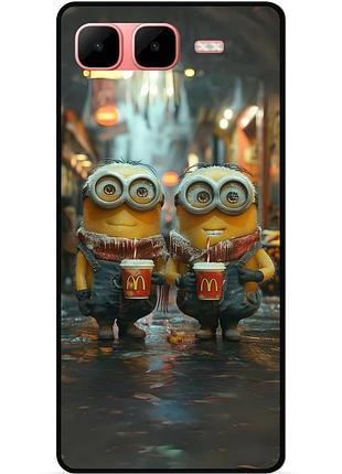 Силіконовий чохол бампер для infinix smart 10 plus з малюнком міньйони minion