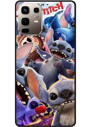 Силіконовий бампер чохол для infinix note 50 (x6858) з картинкою стіч stitch