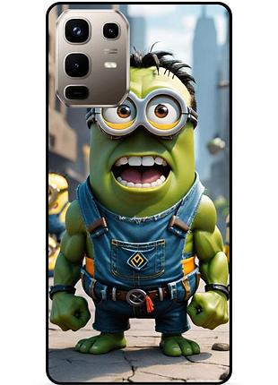 Силіконовий чохол бампер для infinix note 50 (x6858) з малюнком міньйон халк minion