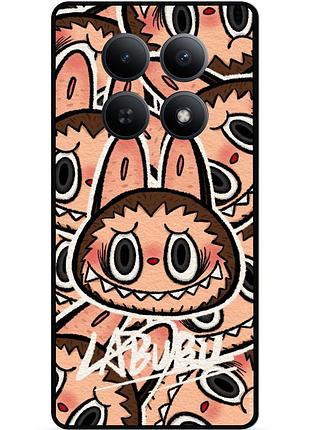 Силіконовий бампер чохол для xiaomi redmi note 15 5g з малюнком лабубу labubu