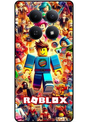 Силіконовий чохол бампер для xiaomi redmi note 15 5g з малюнком roblox гра роблокс