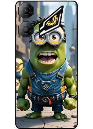 Чехол силиконовый бампер для zte nubia neo 3 5g с рисунком миньон халк minion