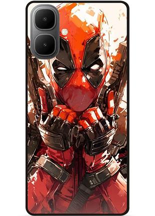Силіконовий бампер чохол для infinix smart 10 з малюнком дедпул deadpool