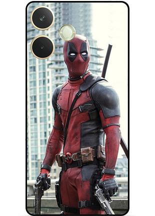 Чехол силиконовый бампер для oppo a5 pro с рисунком deadpool дэдпул