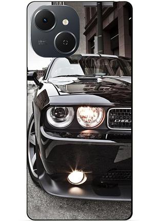 Силиконовый чехол бампер для tecno spark 40c с рисунком dodge додж машина авто