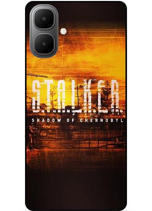 Силіконовий бампер чохол для infinix smart 10 з малюнком stalker сталкер