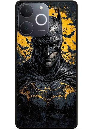 Чехол силиконовый бампер для realme note 70 с рисунком бэтмен batman