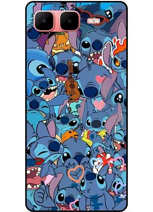 Силіконовий бампер чохол для infinix smart 10 plus з картинкою стіч stitch