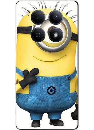 Силиконовый бампер чехол для xiaomi redmi note 15 4g с рисунком миньон кевин minion