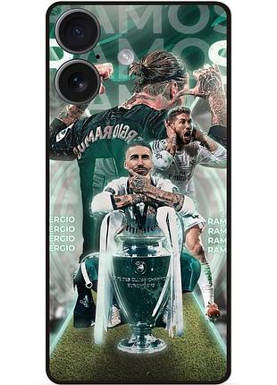 Чехол силиконовый бампер для huawei honor 400 с рисунком серхио рамос sergio ramos