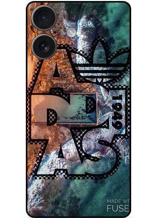 Чехол силиконовый бампер для huawei honor 400 с картинкой adidas адидас
