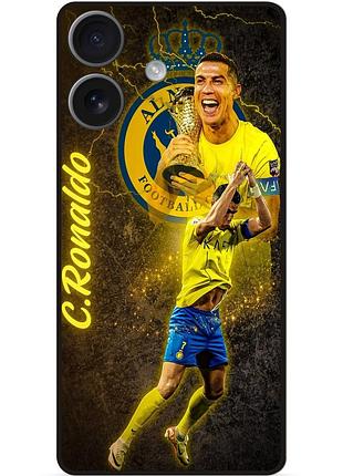 Силиконовый бампер чехол для huawei honor 400 с рисунком ronaldo аль наср роналдо