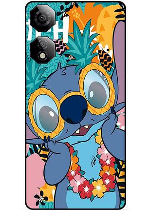 Силиконовый бампер чехол для zte nubia neo 2 5g с рисунком стич stitch