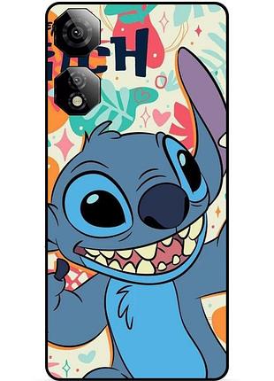 Силіконовий бампер чохол для zte nubia neo 2 5g з малюнком stitch стіч
