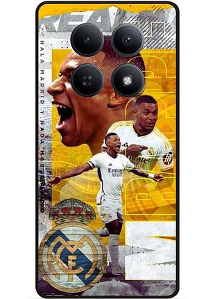 Силиконовый чехол бампер для xiaomi redmi note 15 5g с картинкой mbappe мбаппе real