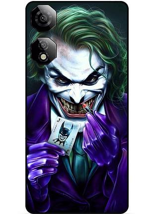Чехол силиконовый бампер для zte nubia neo 2 5g с рисунком joker джокер