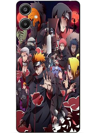 Силіконовий чохол бампер для samsung a07 з малюнком наруто naruto аніме