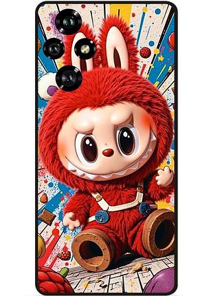 Силиконовый бампер чехол для huawei honor 200 с картинкой лабубу labubu