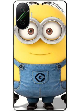 Силиконовый бампер чехол для xiaomi poco f7 с рисунком миньон стюарт minion