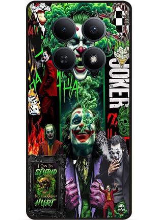 Чехол силиконовый бампер для xiaomi redmi note 15 4g с рисунком joker джокер харли квинн