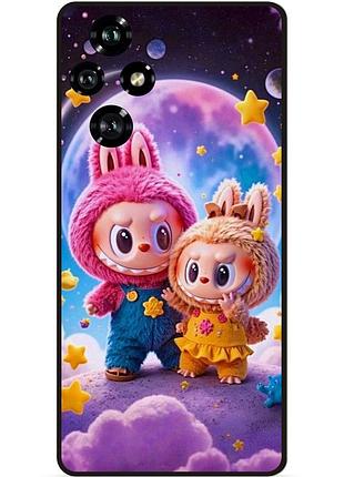 Силіконовий бампер чохол для huawei honor 200 з малюнком labubu лабубу