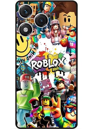 Силиконовый чехол для huawei honor 400 lite с рисунком роблокс roblox