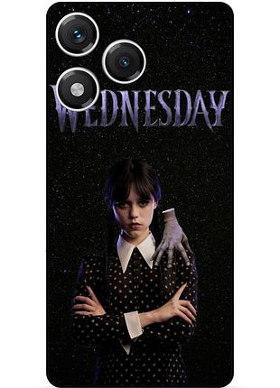 Чехол силиконовый бампер для huawei honor 400 lite с рисунком wednesday уэнздей
