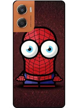 Силіконовий бампер чохол для motorola moto g06 з малюнком міньйон людина-павук spider man