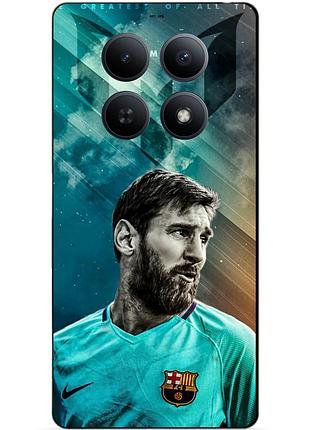Чехол силиконовый бампер для xiaomi redmi note 15 4g с рисунком leo messi месси