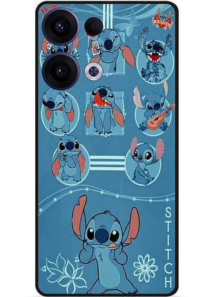 Силіконовий бампер чохол для oppo reno 13 з картинкою стіч stitch