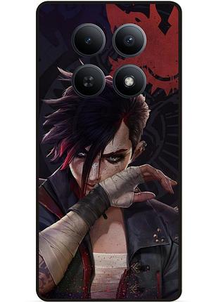 Силиконовый чехол бампер для xiaomi redmi note 15 pro 5g arcane аркейн