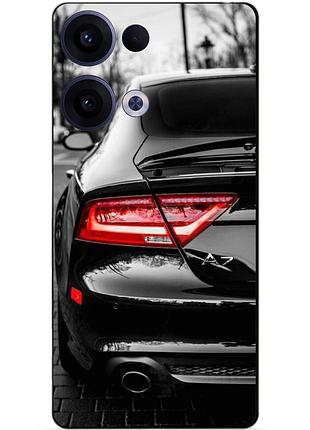 Чехол силиконовый бампер для oppo reno 13 с рисунком audi ауди машина авто