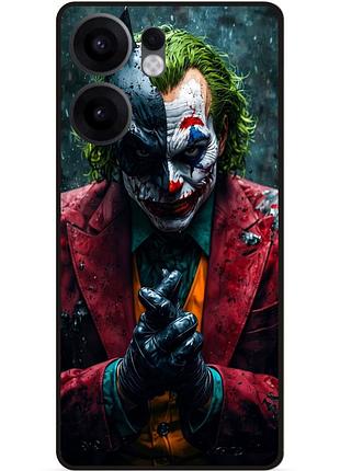 Чехол силиконовый бампер для oppo reno 13fs с рисунком джокер бэтмен