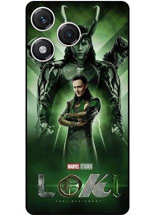 Чехол силиконовый бампер для huawei honor 400 lite с рисунком loki marvel