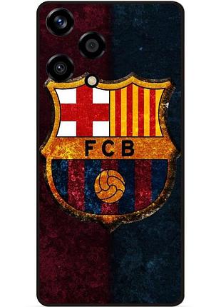 Чехол силиконовый бампер для huawei honor 200 lite с рисунком барселона barcelona