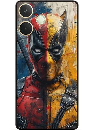 Силіконовий бампер чохол для oppo a5 pro з малюнком росомаха marvel дэдпул