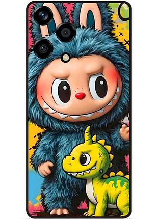 Чехол силиконовый бампер для huawei honor 200 lite с картинкой лабубу labubu