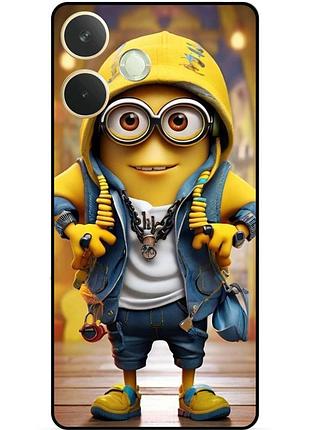 Чехол силиконовый бампер для oppo a5 pro с рисунком миньон боб minion