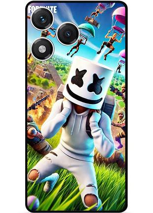 Силиконовый чехол бампер для huawei honor 400 lite с рисунком фортнайт fortnite