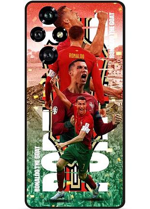 Силиконовый бампер чехол для huawei honor 200 с рисунком ronaldo португалия роналдо