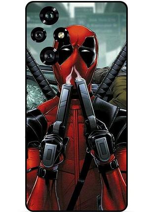 Чехол силиконовый бампер для huawei honor 200 с рисунком дэдпул deadpool
