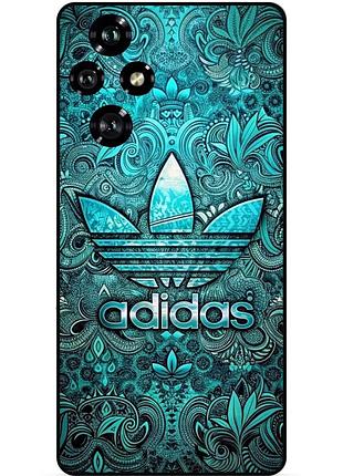 Чехол силиконовый бампер для huawei honor 200 с рисунком адидас adidas